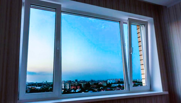 Installed window example