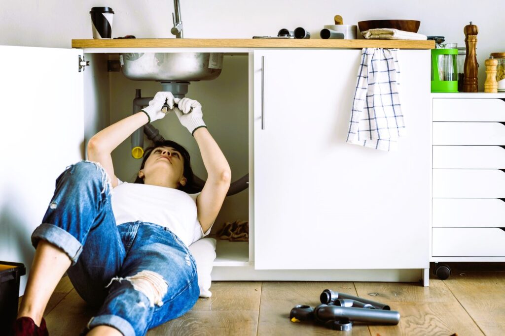 fixing sink