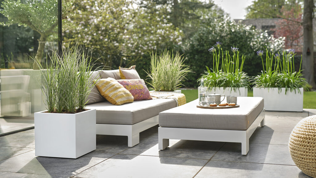 Multi-Use Planters as Tables