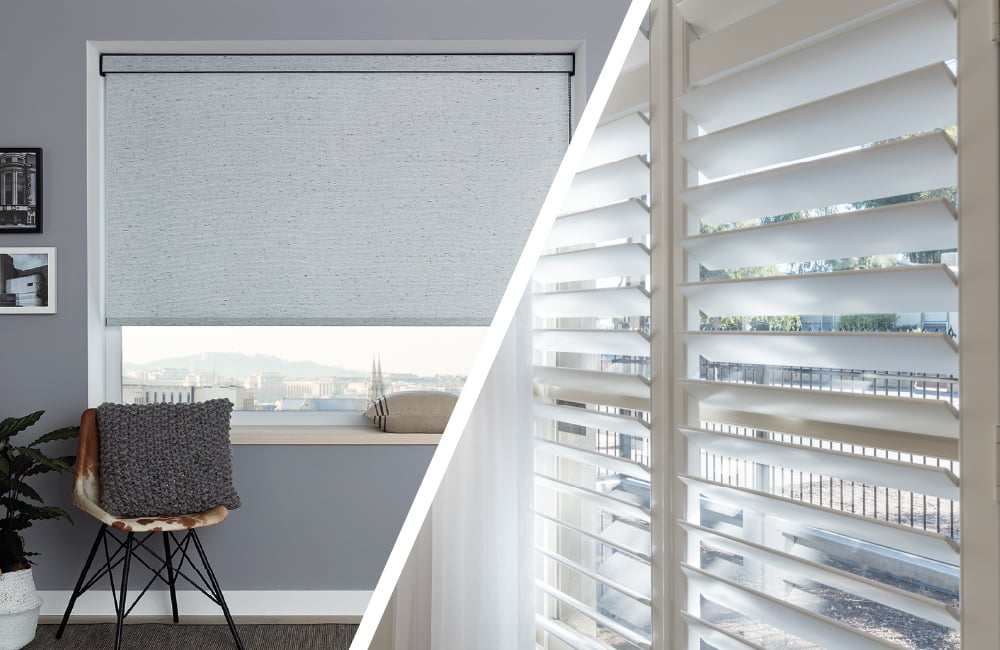 choose between shades and blinds